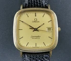 Vintage Omega Seamaster Swiss Made Gents Quartz Gold Plated watch cal 1430