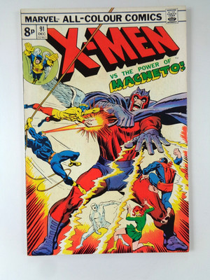 MARVEL COMICS : THE X-MEN # 91 - 1974  by ROY THOMAS + GEORGE TUSKA
