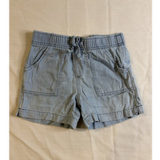 Member's Mark Boys Light Blue Denim Pull-On Shorts 7/8 Drawstring Pockets