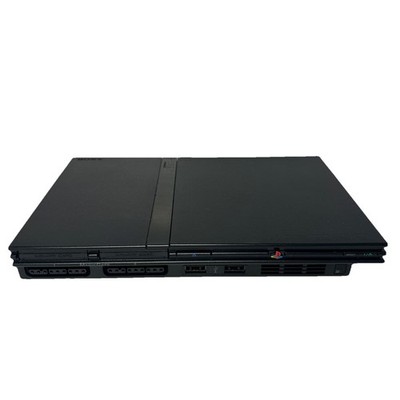 For Parts/Repair Sony PlayStation 2 SCPH-75001 Slim Console Black PS2 READ