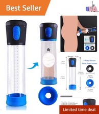 Men's Vacuum Pump for Safe Male Enhancement - Waterproof Easy to Use