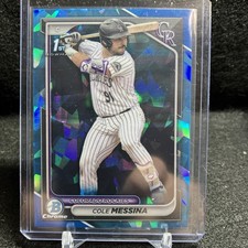2024 Bowman Chrome Draft Sapphire Edition Cole Messina #BDC-9  (RC) 1st