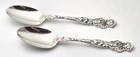(2) Wallace IRIAN Sterling Silver 6" Figural Teaspoons - NO MONO - 72g