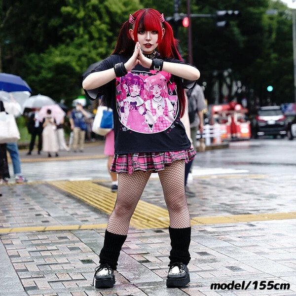 ACDC RAG Tshirt Guro Anime Girls Harajuku Streetwear Japan Exclusive ...