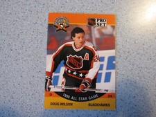 1991 PRO SET HOCKEY CARD DOUG WILSON-BLACKHAWKS