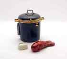 New ListingNew French Limoges Trinket Box Seafood Lobster Pot Red Lobster and Butter