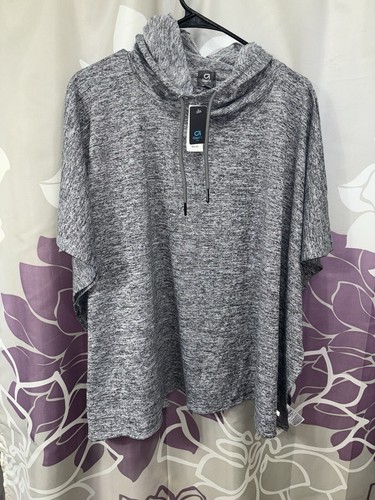 Neu Gap Gapfit Small Damen Dolman Poncho Kapuzenpullover Kurzarm Strand - Bild 8 von 12