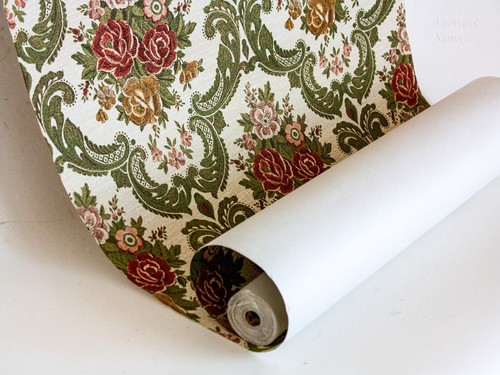 Floral Damask Wallpaper French Vintage Complete Roll with Fabulous Roses Design - Picture 15 of 20