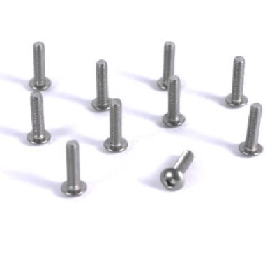 Yeah Racing BHP308 Replacement 10 Titanium Bolts Hexagon Head 3X8Mm