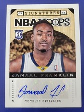 Jamaal Franklin 2013-14 NBA HOOPS ROOKIE RC AUTO #171 MEMPHIS GRIZZLIES!