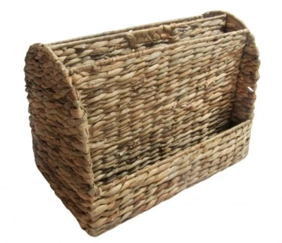 Zeitungsständer Ständer  Zeitschriften Organizer Halter Wasserhyazinthe Natur - Bild 1 von 3