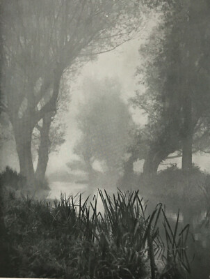Schöne Landschaft Oktobermorgen 1950 von Clarence Ponting 