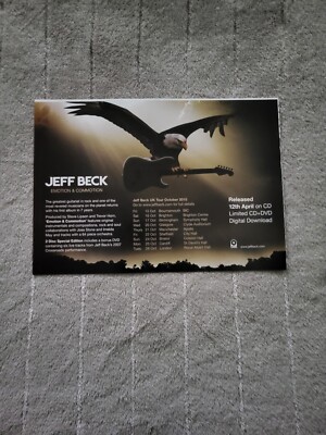 TPGM43 ADVERT 5X8 JEFF BECK : 'EMOTIONS & COMMOTION'