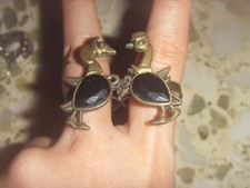 Brand New couple bird double finger ring for sale *Free Postage