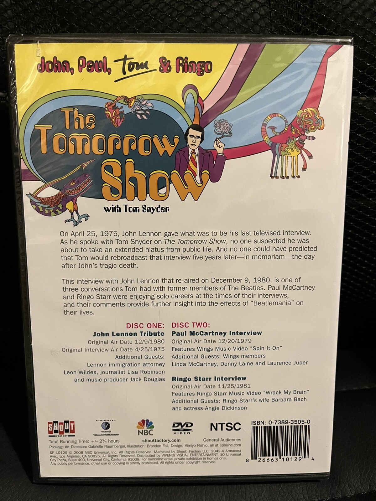 The Tomorrow Show with Tom Snyder: John, Paul, Tom &amp; Ringo (DVD) for ...