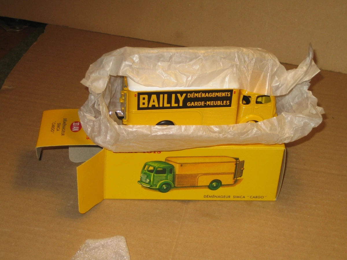 DINKY TOYS ATLAS - SIMCA CARGO Déménagement BAILLY - ref.33 AN