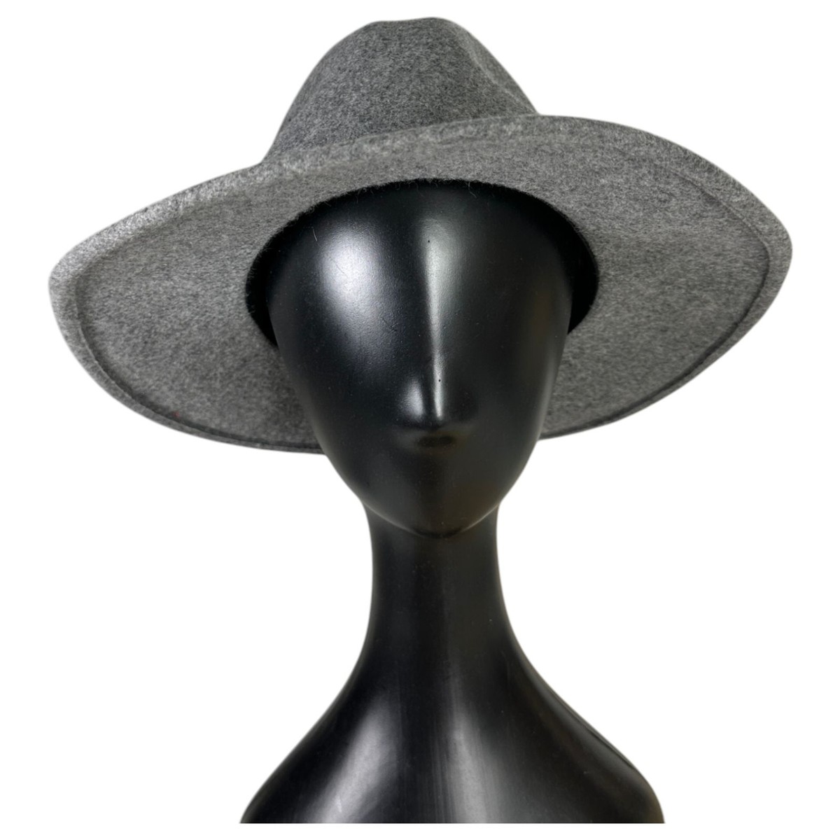 NEW! Gray Lack of Color Wool Rancher Hat (Sm) Noir Rancher - Wool Felt Fedora Hat (Black) | Lack of Color [US] main image 4
