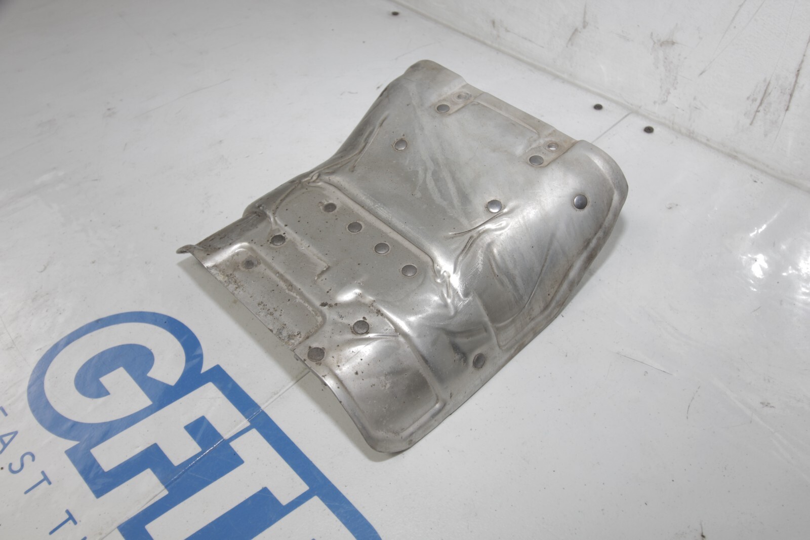 08-13 AUDI R8 4.2L OEM ENGINE MOTOR HEAT SHIELD COVER METAL SILVER STOCK FACTORY