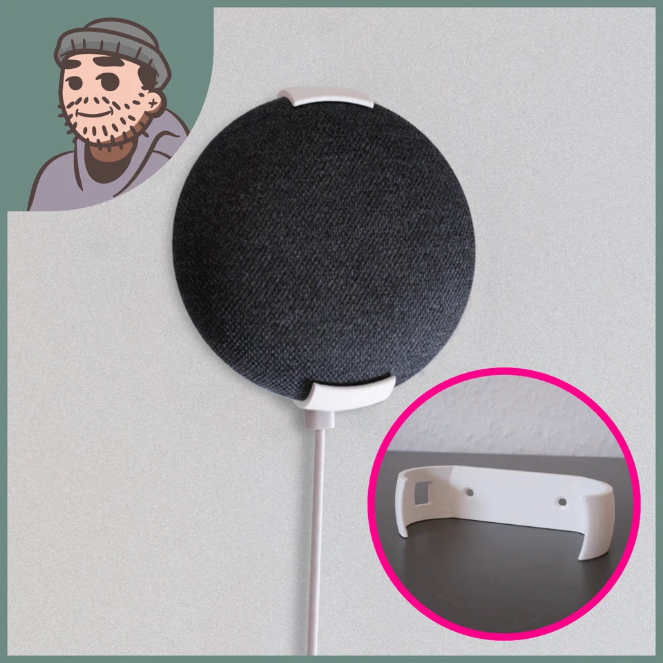 Decken- / Wandhalterung für Google Home Mini & Nest Mini