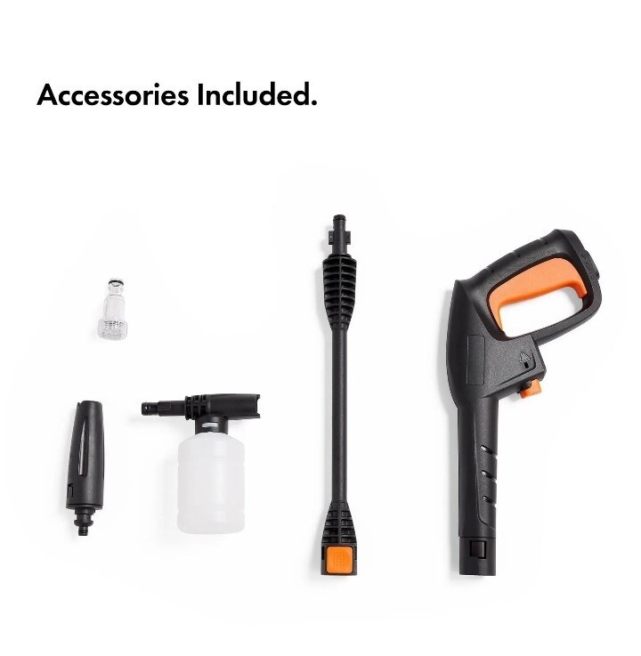 VonHaus Pressure Washer 1600W Portable Power Jet Wash for Car Patio