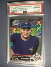 LOURDES GURRIEL JR 2017 Bowman Chrome Mega Box Refractors #18 PSA GEM MINT 10