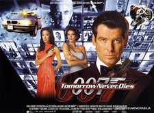 JAMES BOND 'Tomorrow Never Dies' ORIGINAL Mini Poster Mint Condition