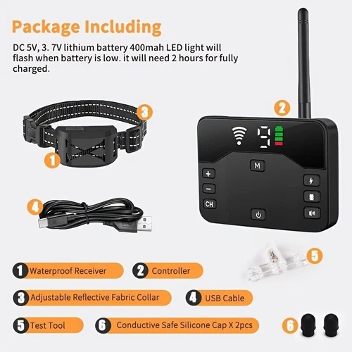 Wireless Invisible Dog Fence Electric Boundary Pet Containment Collar System - Picture 8 of 16
