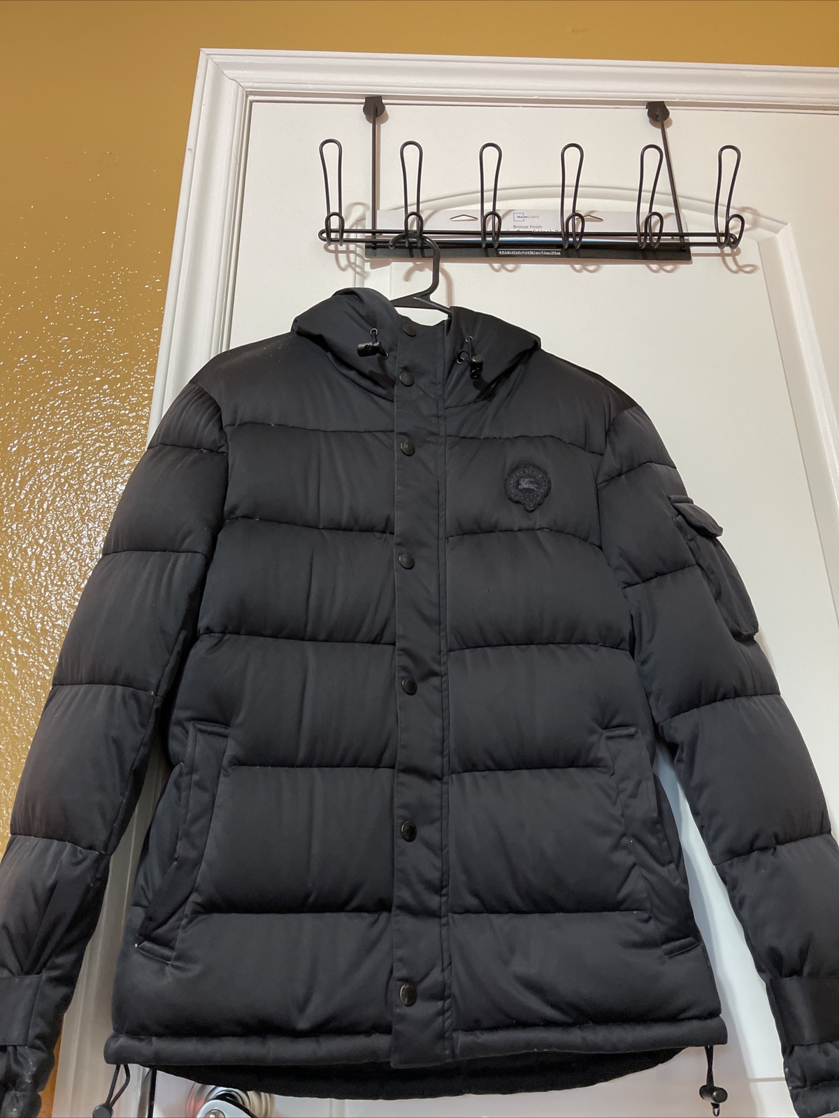 Women's Burberry Black Label Puffer Jacket Size M. | eBay