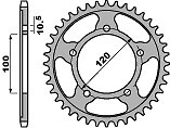 Couronne arrière acier C45 haute résistance pour Aprilia SMV 750 Dorsoduro 08-12 JTR702.46