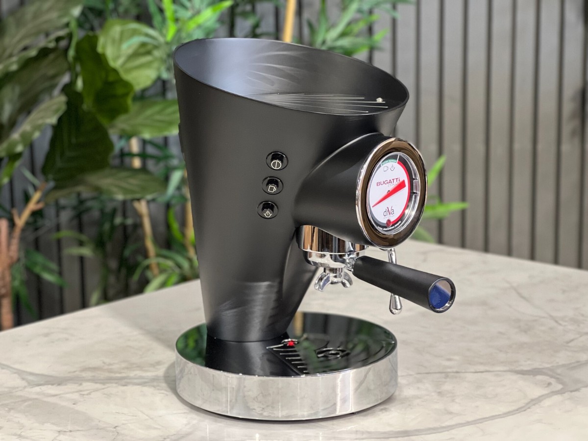 BUGATTI ブガッティDIVA エスプレッソマシン BUGATTI DIVA 1 GROUP ESPRESSO COFFEE MACHINE BRAND NEW BLACK HOME
