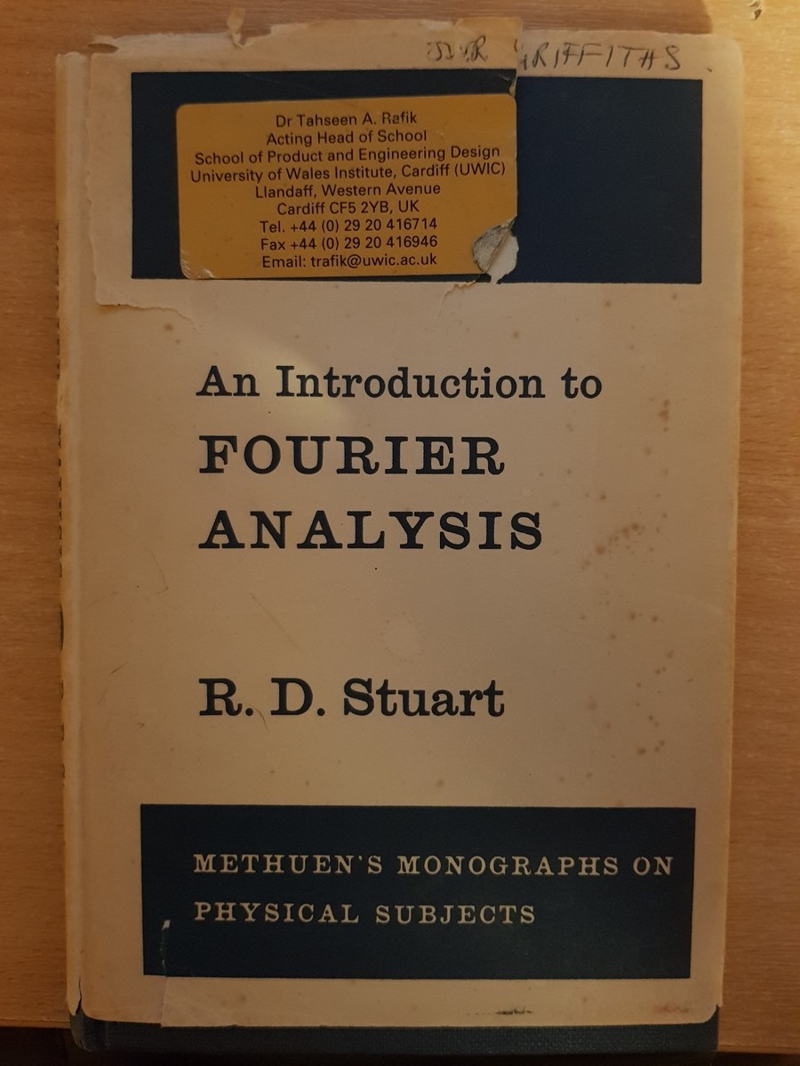 Introduction to Fourier Analysis by Robert D. Stuart (Paperback, 1966)