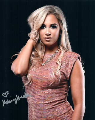 Kelsey Heather Signed 8x10 Photo #51 WWE AEW Wrestler MODEL Comes with COA