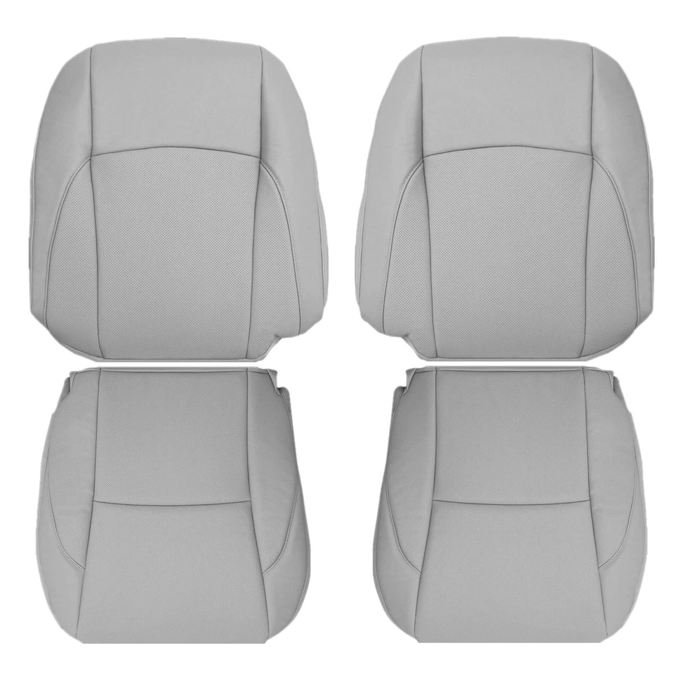 Серый передний нижний и верхний перфорированный чехол на сиденье для Lexus ES350 2007 2008 2009 годов выпуска - Изображение 2 из 4