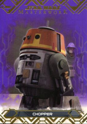Star Wars Masterwork 2017 Purple Base Card #13 Chopper