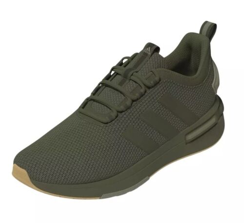 Adidas Racer TR23 Men's Running Shoe Athletic Sneakers Olive Trainers Size 8 NEW