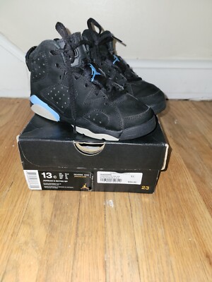 Nike Air Jordan 6 Retro UNC Black Blue 384666-006 Size 13 | eBay