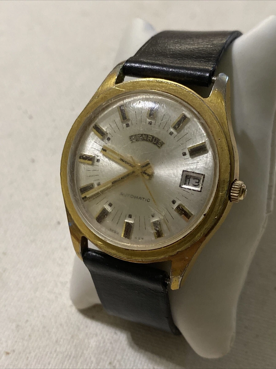 Benrus Men s Automatic WR Watch 17 Jewels Date Quick Set 1970 s Runs