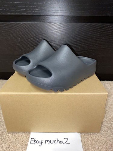 Size 1 - Adidas YEEZY Slide Kids âOnyxâ HQ4115 | eBay