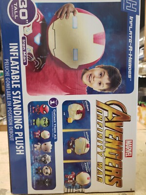 Marvel Avengers Iron Man Inflata-A-Heroes 30'' Tall Inflatable Standing Plush