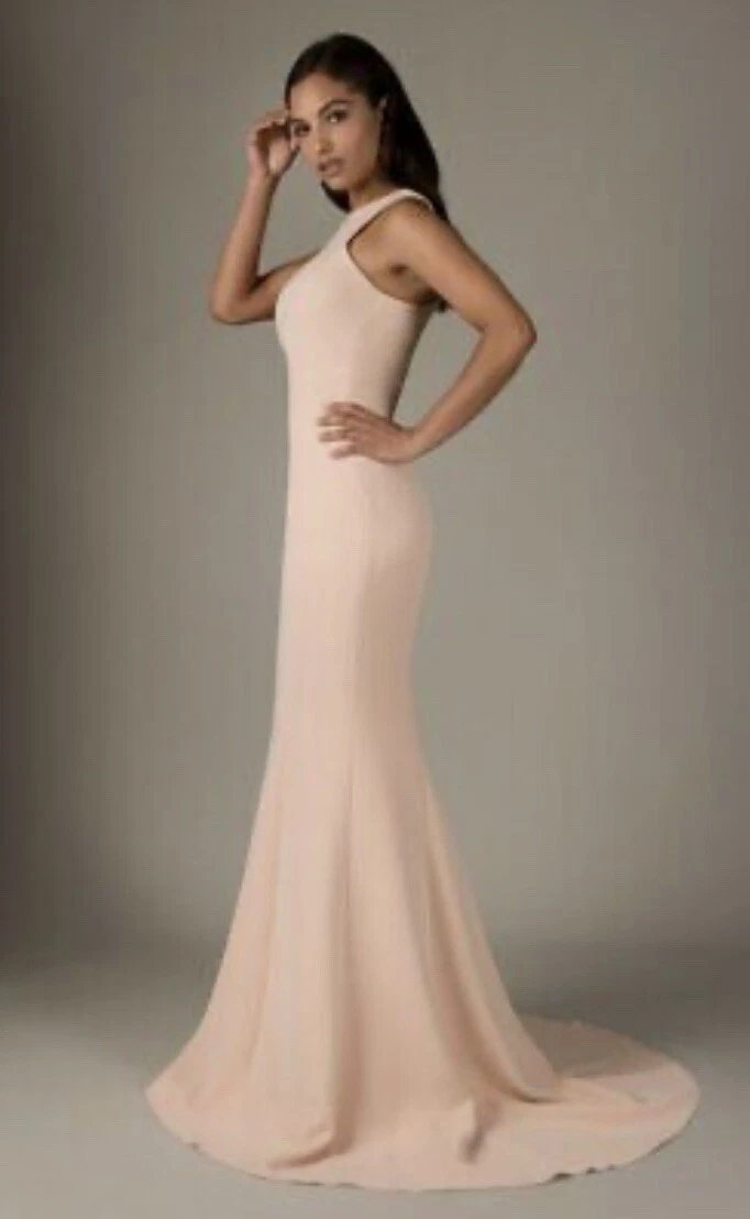 Womens peach store maxi dress