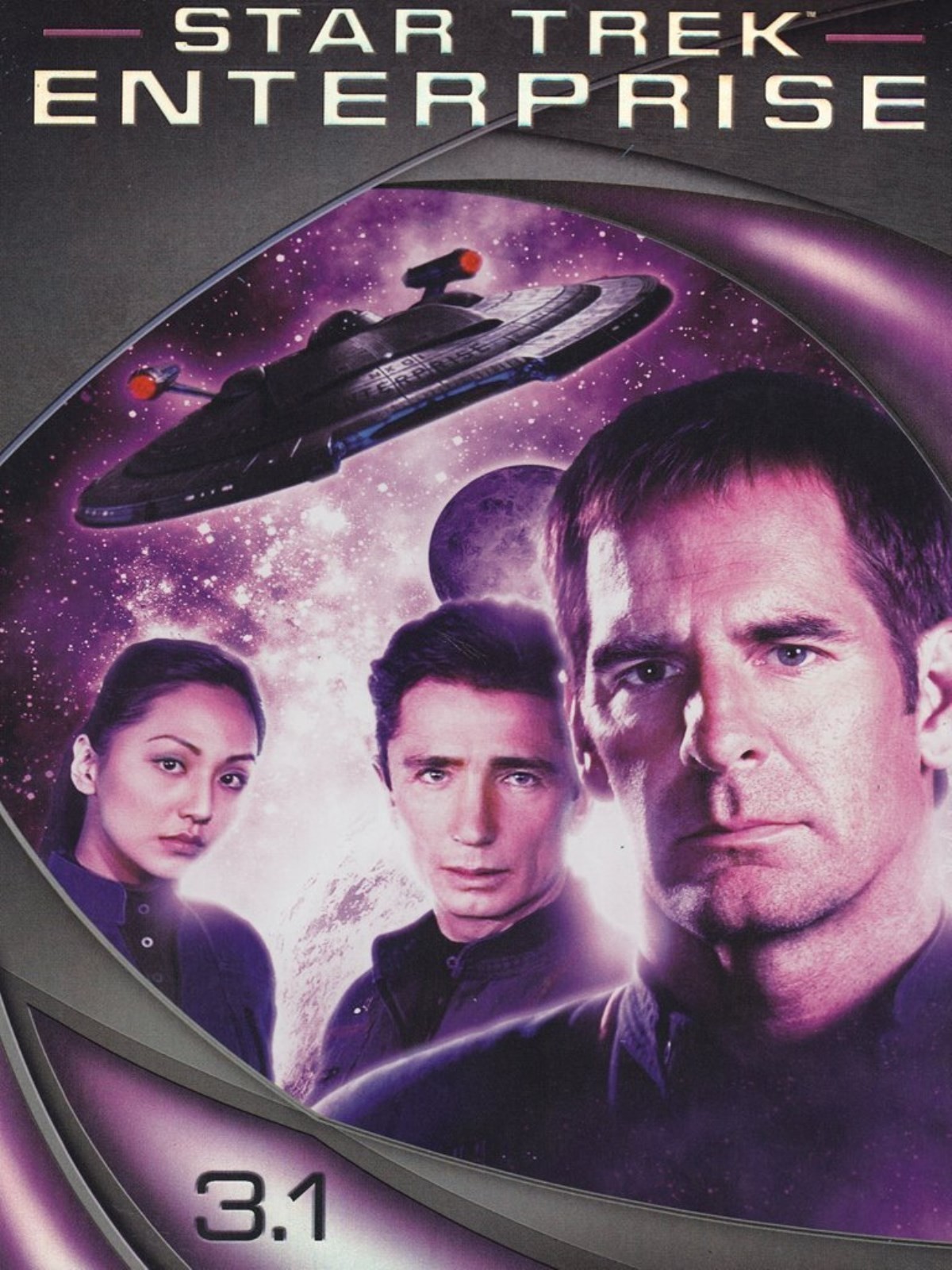 COFANETTO DVD - STAR TREK ENTERPRISE SERIE STAGIONE 3 PARTE 1 (3 DVD) - Nuovo!!