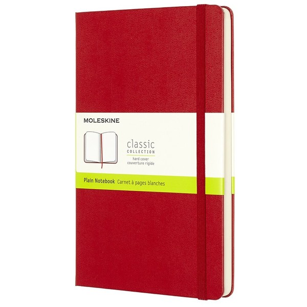 Moleskine Klassisches Notizbuch Large Hardcover Blanko Scharlachrot-image