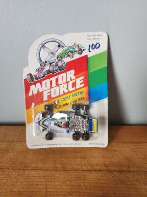 Vintage Summer Motor Force 6 Wheel Indy Formula 1 Race Car Diecast 1/64 NEW