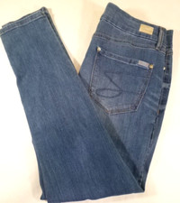 Seven 7-Womens Jeans-High-Rise Skinny-Size 12 32x30 Stretch Waist