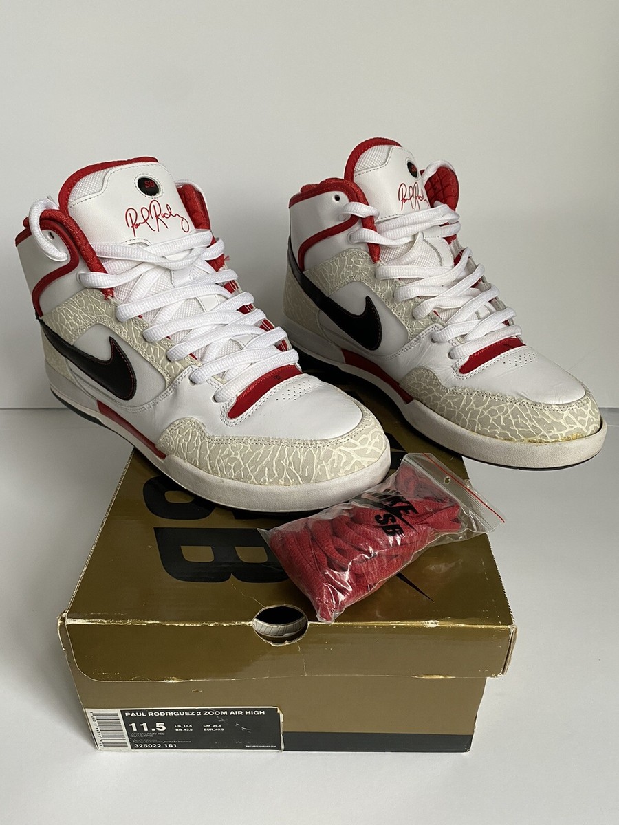 Nike SB Paul Rodriguez 2 Zoom Air High Sz 11.5 P Rod 325022 Nike SB Paul Rodriguez 2 Zoom Air High Sz 11.5 P Rod 325022