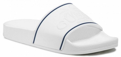 guess white flip flops