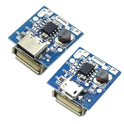 10Pcs 5V Step Up Power Module Board with LED Indicators for DIY Projects