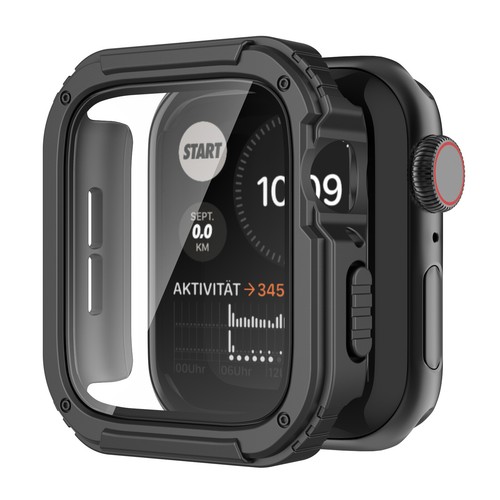 Full Armor Cover Case Glas Displayschutzfolie für Apple Watch Ultra 2 9 8 7 6 SE - Bild 9 von 39