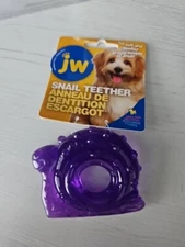 JW Pet Snail Teether Puppy Dog Chew Toy