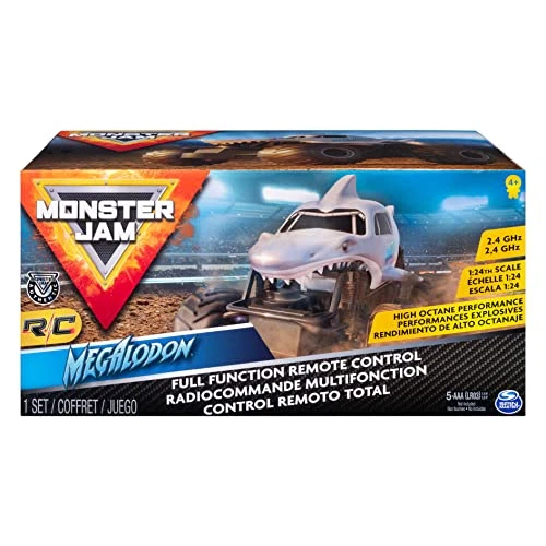 Monster Jam Official Megalodon Remote Control Truck 1 24 Scale